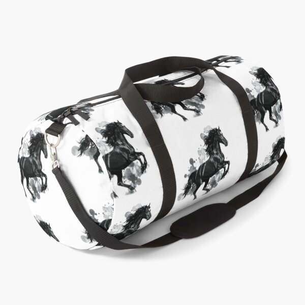 Item preview, Black Horse Ink Splash Running Stallion Art designed and sold by Rutvain.