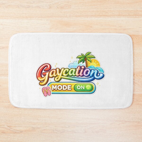Item preview, Gaycation Mode On Flip Flops Beach Pride Travel Queer Summer Escape designed and sold by Aryabek.