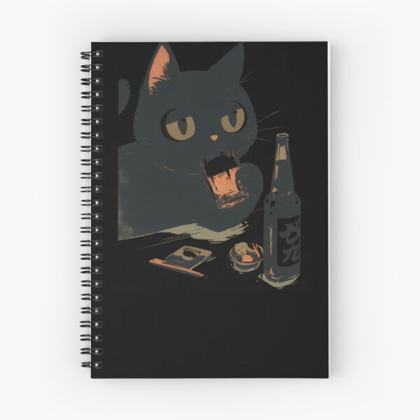 Item preview, Tipsy Black Cat #613 designed and sold by triglavis-art.