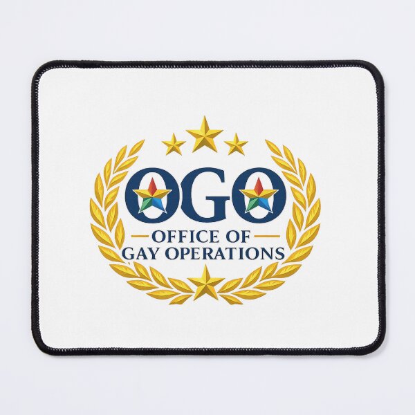 Item preview, Office of Gay Operations Rainbow Crest Pride Authority Queer Leadership Humor designed and sold by Aryabek.