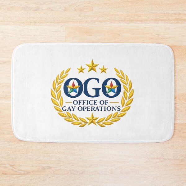 Item preview, Office of Gay Operations Rainbow Crest Pride Authority Queer Leadership Humor designed and sold by Aryabek.