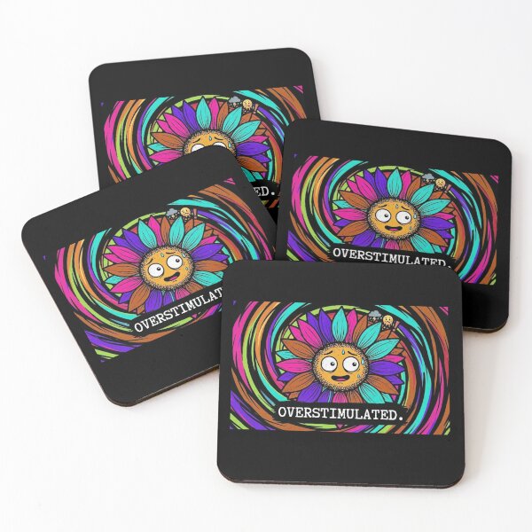 Item preview, Overstimulated Sunflower: Psychedelic ADHD Art designed and sold by Wild Hare.