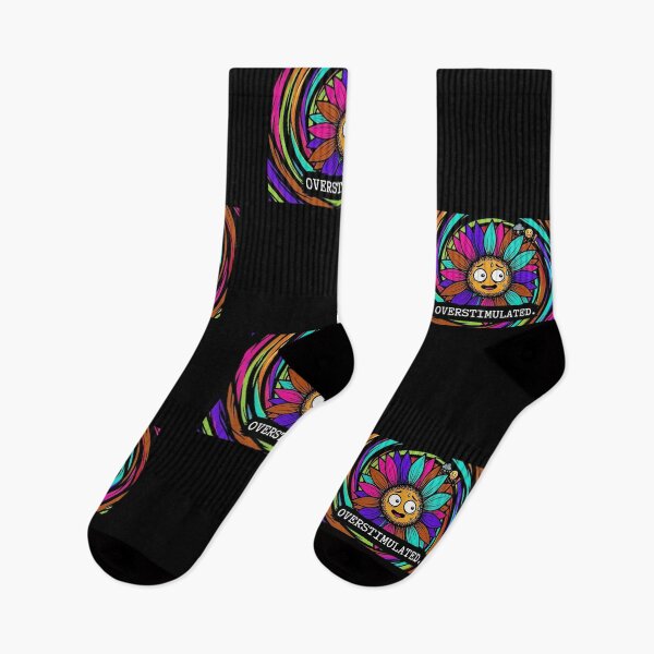 Item preview, Overstimulated Sunflower: Psychedelic ADHD Art designed and sold by Wild Hare.