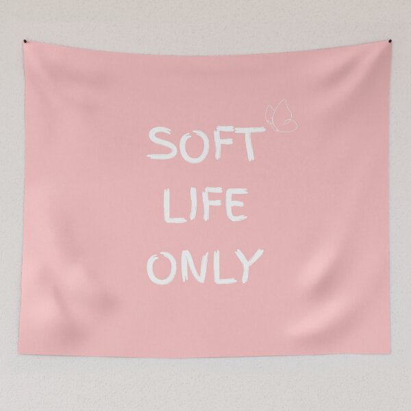 Item preview, Wall Art | Soft Life Only | Aesthetic | Soft Girl Era designed and sold by PeacePrint.