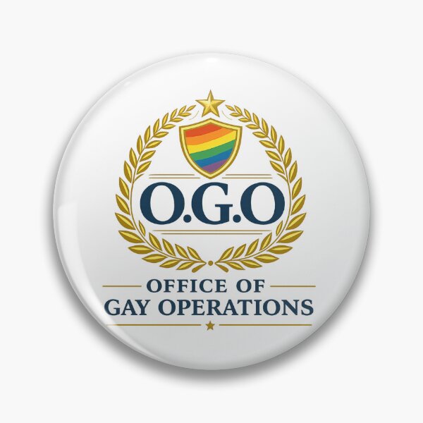 Item preview, OGO Office of Gay Operations Rainbow Shield Pride Command Authority Symbol designed and sold by Aryabek.