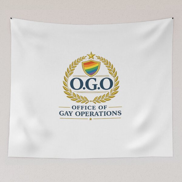 Item preview, OGO Office of Gay Operations Rainbow Shield Pride Command Authority Symbol designed and sold by Aryabek.