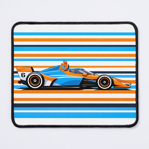 Item preview, #6 Nolan Siegel IndyCar Side Profile designed and sold by PitWallArt.