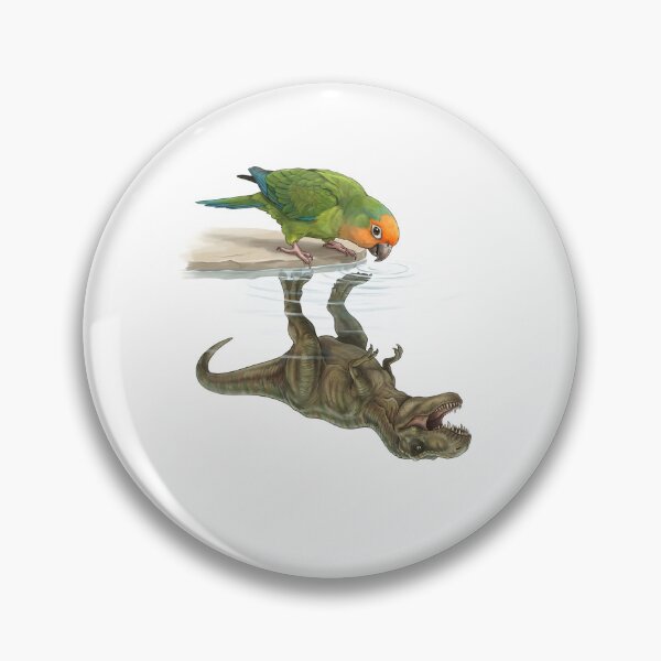 Item preview, Funny Peach Fronted Conure Reflection T Rex Dinosaur Parrot Mom Dad Lover designed and sold by DoodleTortle.