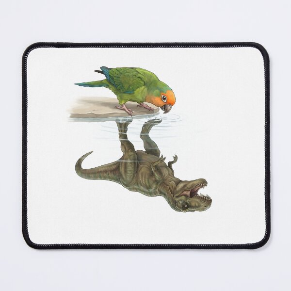 Item preview, Funny Peach Fronted Conure Reflection T Rex Dinosaur Parrot Mom Dad Lover designed and sold by DoodleTortle.