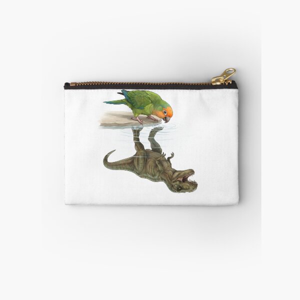 Item preview, Funny Peach Fronted Conure Reflection T Rex Dinosaur Parrot Mom Dad Lover designed and sold by DoodleTortle.