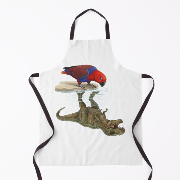 Item preview, Funny Red Eclectus Reflection T Rex Dinosaur Parrot Mom Dad Lover designed and sold by DoodleTortle.