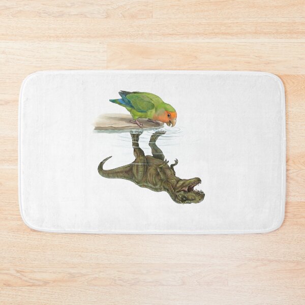Item preview, Funny Rosy Faced Lovebird Reflection T Rex Dinosaur Parrot Mom Dad Lover designed and sold by DoodleTortle.
