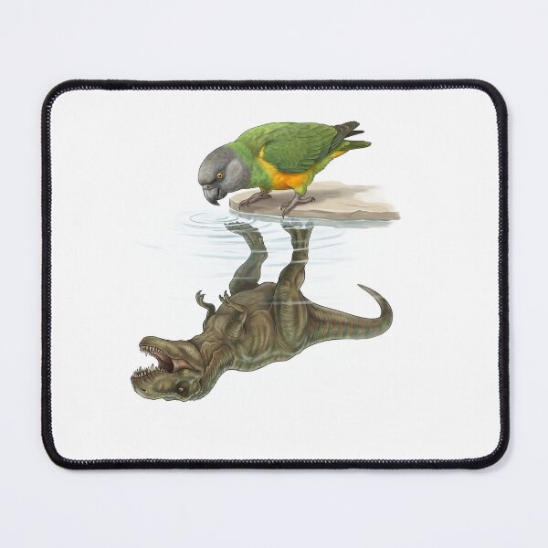 Item preview, Funny Senegal Parrot Reflection T Rex Dinosaur Parrot Mom Dad Lover designed and sold by DoodleTortle.