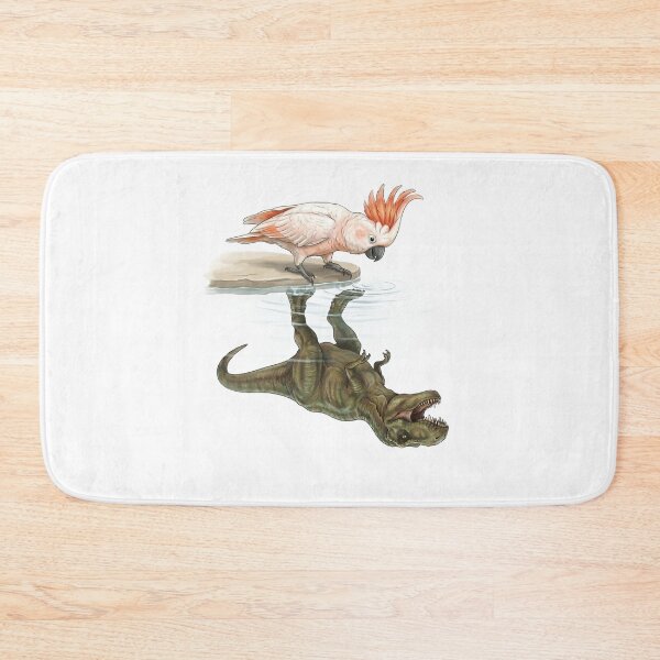 Item preview, Funny Salmon crested Cockatoo Reflection T Rex Dinosaur Parrot Mom Dad Lover designed and sold by DoodleTortle.