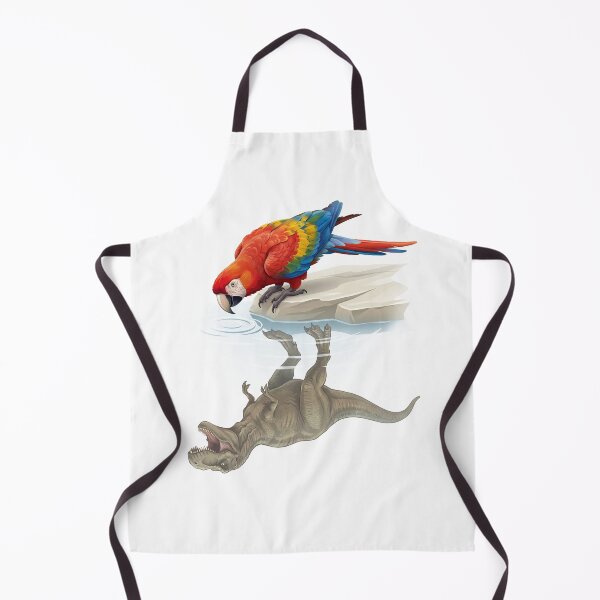 Item preview, Funny Scarlet Macaw Reflection T Rex Dinosaur Parrot Mom Dad Lover designed and sold by DoodleTortle.