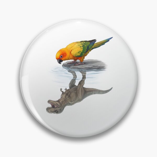 Item preview, Funny Sun Conure Reflection T Rex Dinosaur Parrot Mom Dad Lover designed and sold by DoodleTortle.