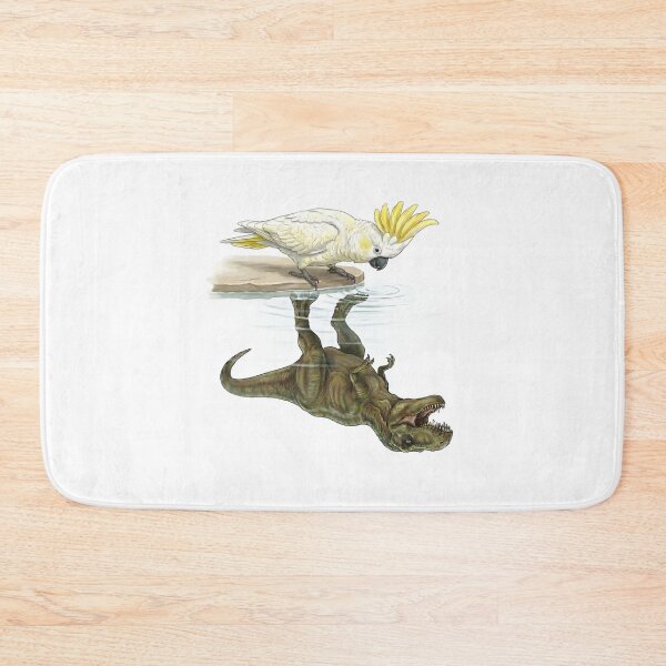 Item preview, Divertida cacatúa de cresta amarilla Reflejo T Rex Dinosaurio Loro Mamá Papá Amante designed and sold by DoodleTortle.