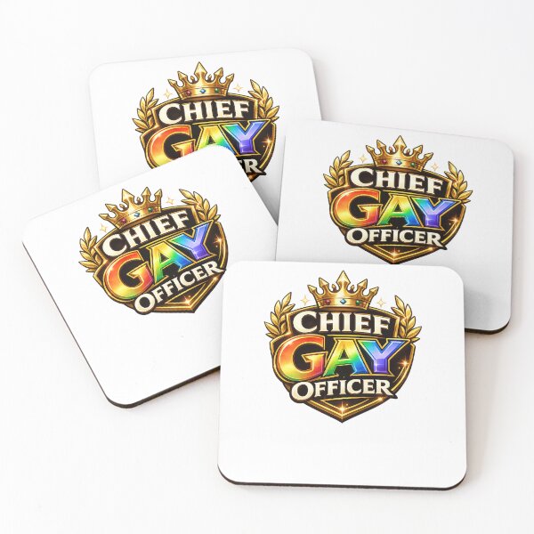 Item preview, Chief Gay Officer Crown Crest Rainbow Pride Authority Queer Power Statement designed and sold by Aryabek.