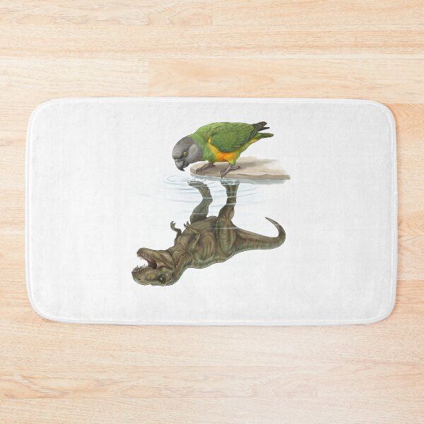 Item preview, Funny Senegal Parrot Reflection T Rex Dinosaur Parrot Mom Dad Lover designed and sold by DoodleTortle.