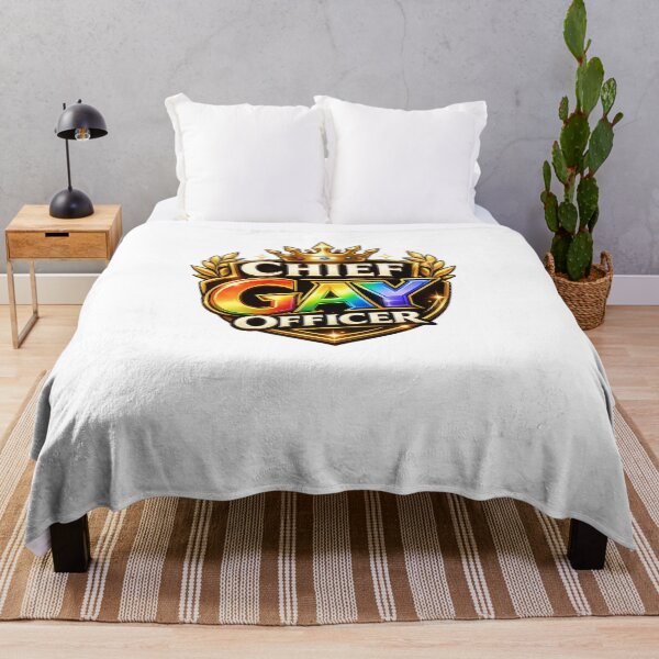 Item preview, Chief Gay Officer Crown Crest Rainbow Pride Authority Queer Power Statement designed and sold by Aryabek.