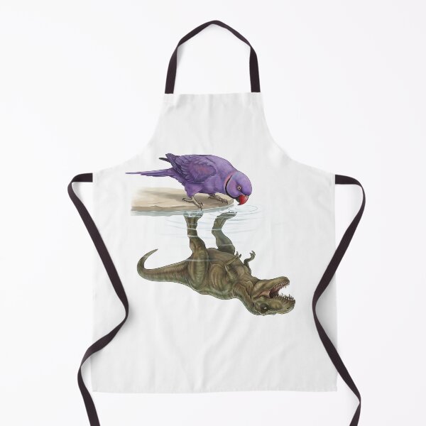 Item preview, Funny Violet Indian Ringneck Reflection T Rex Dinosaur Parrot Mom Dad Lover designed and sold by DoodleTortle.