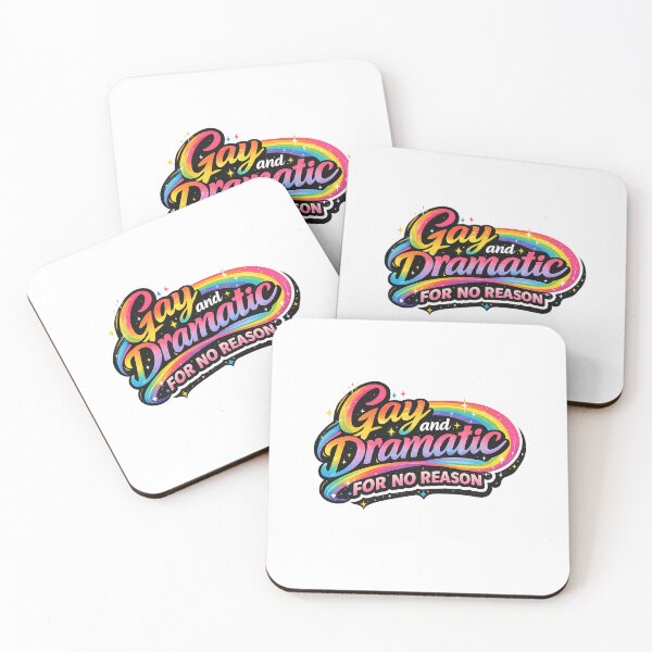 Item preview, Gay and Dramatic for No Reason Rainbow Pride Humor Queer Personality Expression designed and sold by Aryabek.
