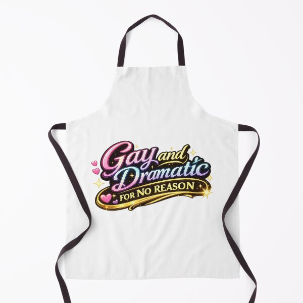 Item preview, Gay and Dramatic for No Reason Hearts Pride Humor Queer Emotional Energy designed and sold by Aryabek.