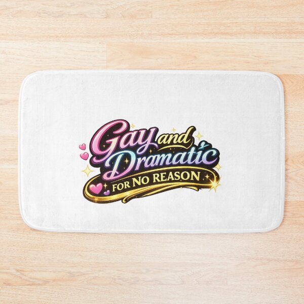 Item preview, Gay and Dramatic for No Reason Hearts Pride Humor Queer Emotional Energy designed and sold by Aryabek.