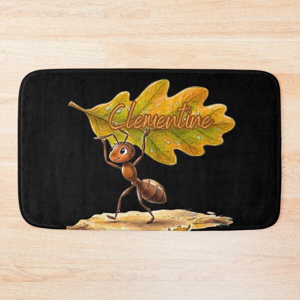 Item preview, Carrying Oak Leaf – Personalized Name Clementine Watercolor Art designed and sold by MBBialyPiksel.
