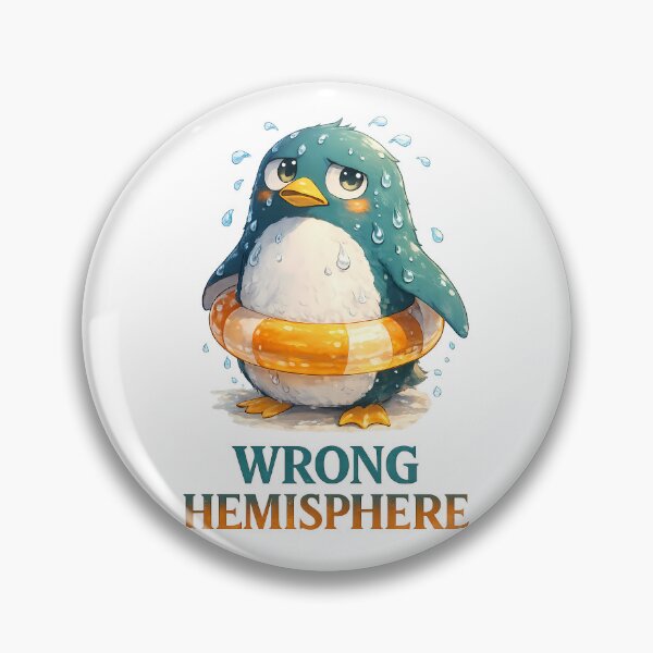 Item preview, Funny Anime Penguin Wrong Hemisphere Summer designed and sold by etuvibes.