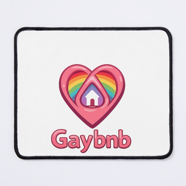 Item preview, Gaybnb Rainbow Heart Home Sharing Pride Travel Community Queer Stay Concept designed and sold by Aryabek.