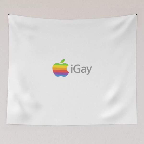 Item preview, iGay Rainbow Tech Icon Pride Identity Digital Culture Queer Expression designed and sold by Aryabek.