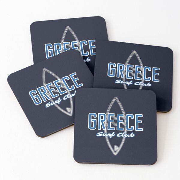 Item preview, Retro Greece Surf Club Graphic designed and sold by Bold & Brewed.