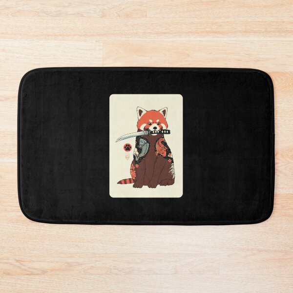 Item preview, Red Panda Samurai Koi Tattoo Style Illustration designed and sold by JordynLadukeg65.