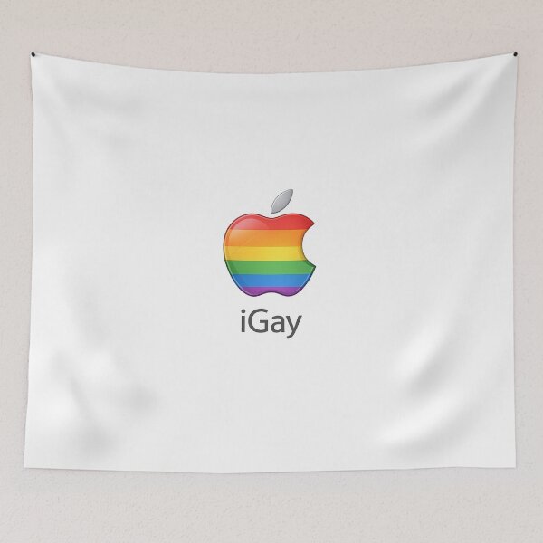Item preview, iGay Rainbow Classic Tech Symbol Pride Identity Queer Digital Expression designed and sold by Aryabek.