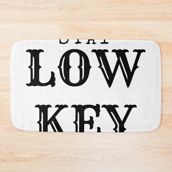 Item preview, Stay Lowkey Minimal Streetwear Typography Aesthetic Design designed and sold by dathas2020.