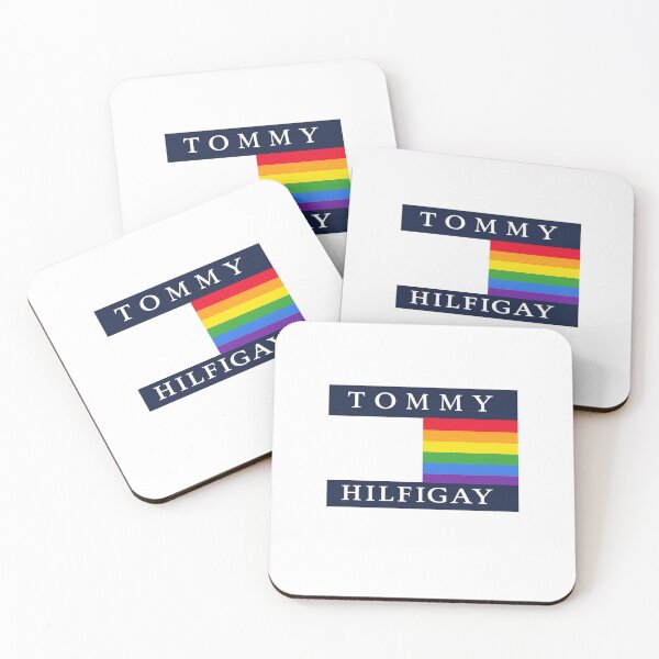 Item preview, Tommy HilfiGay Rainbow Flag Classic Americana Pride Fashion Parody Identity designed and sold by Aryabek.