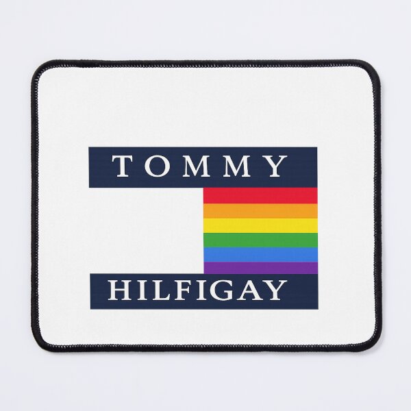 Item preview, Tommy HilfiGay Rainbow Flag Classic Americana Pride Fashion Parody Identity designed and sold by Aryabek.