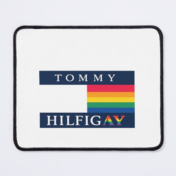 Item preview, HilfiGAY Rainbow Letter Pride Flag Americana Queer Identity Statement designed and sold by Aryabek.