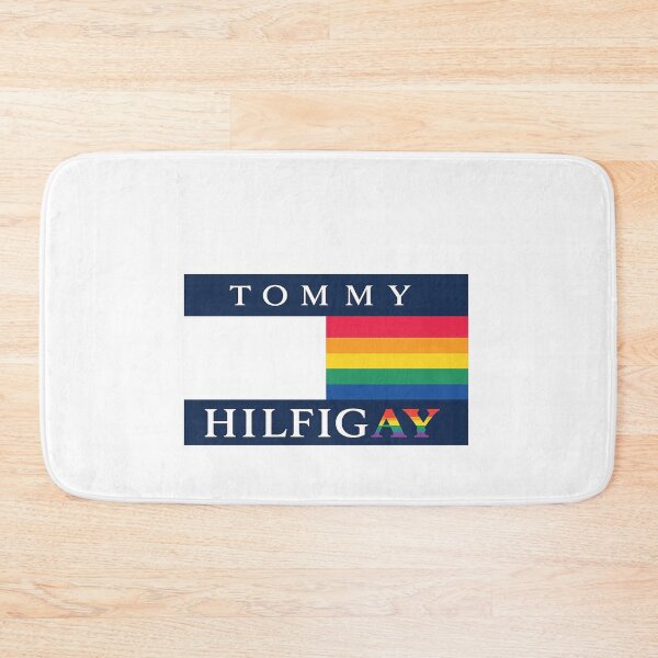 Item preview, HilfiGAY Rainbow Letter Pride Flag Americana Queer Identity Statement designed and sold by Aryabek.