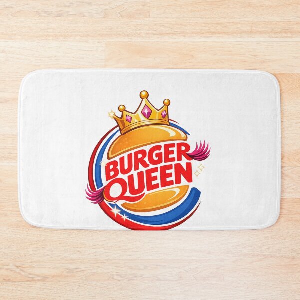Item preview, Burger Queen Crown Pride Fast Food Parody Drag Culture Queer Royalty Humor designed and sold by Aryabek.