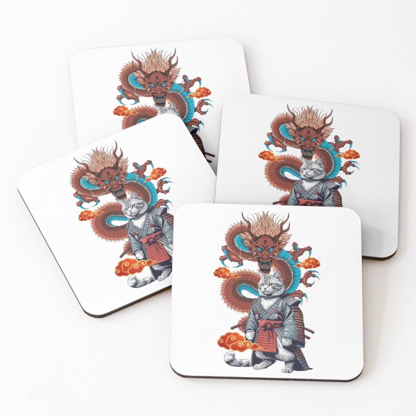 Item preview, Samurai Cat Dragon designed and sold by yuki-hana.