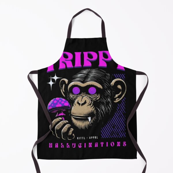 Item preview, Trippy Chimpanzee Mushroom Art - Psychedelic Hallucination Graphic designed and sold by GenZFashion000.