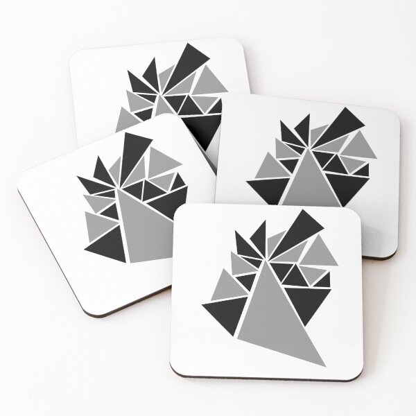 Item preview,  Abstract Shattered Triangle Geometry designed and sold by Typomuse-studio.