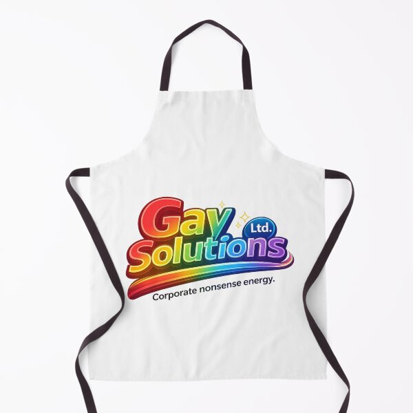 Item preview, Gay Solutions Corporate Satire Rainbow Workplace Pride Humor Statement designed and sold by Aryabek.