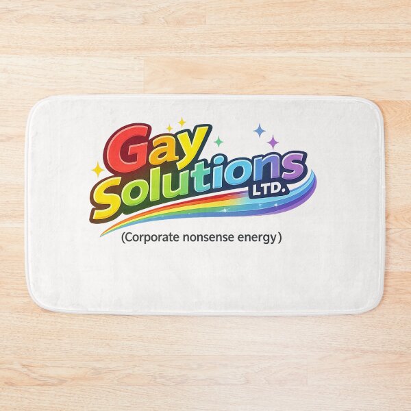 Item preview, Gay Solutions Rainbow Spark Corporate Energy Queer Workplace Humor designed and sold by Places On Earth.