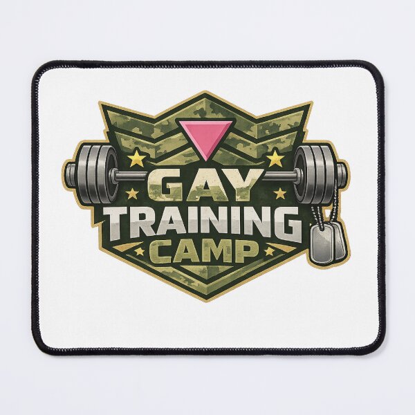 Item preview, Gay Training Camp Strength Pride Fitness Culture Queer Military Humor designed and sold by Places On Earth.