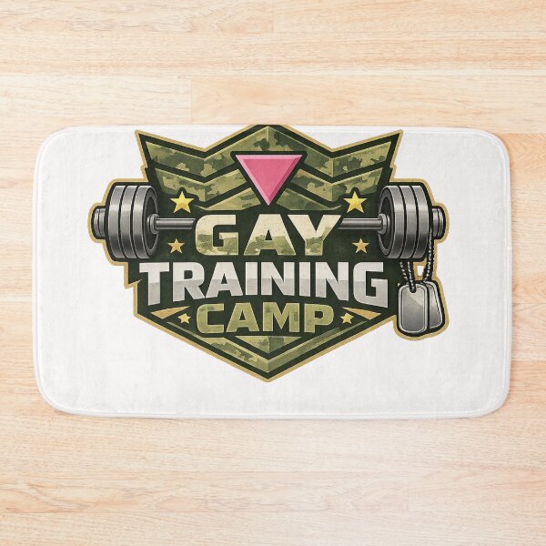 Item preview, Gay Training Camp Strength Pride Fitness Culture Queer Military Humor designed and sold by Places On Earth.