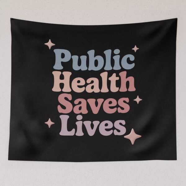 Item preview, Public Health Saves Lives Health Worker designed and sold by TyraYoung.