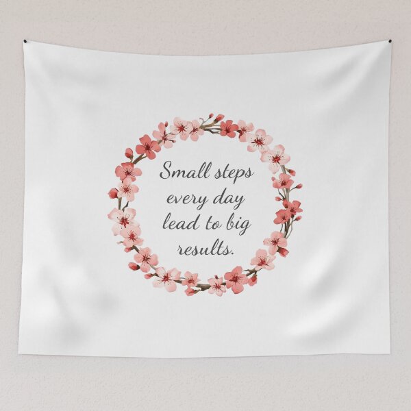 Item preview, Small steps every day lead to big results in sakura designed and sold by uunaa.